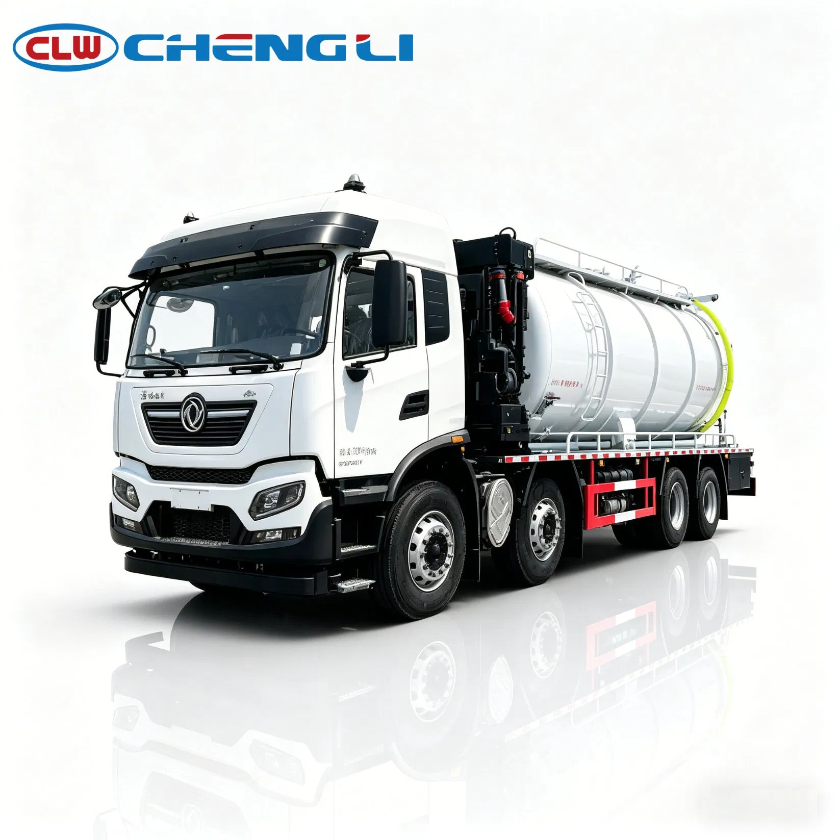 Dongfeng Kinland 8x4 Sewer Jetting and Vacuum Suction Truck for Municipal Drain Cleaning
