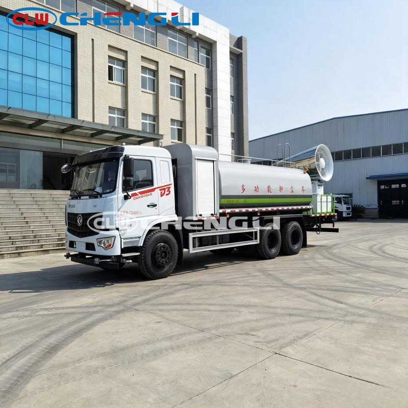 Dongfeng 17,000 Litres 6x4 Dust Suppression Water Bowser Truck with Fog Cannon for Mining Roads