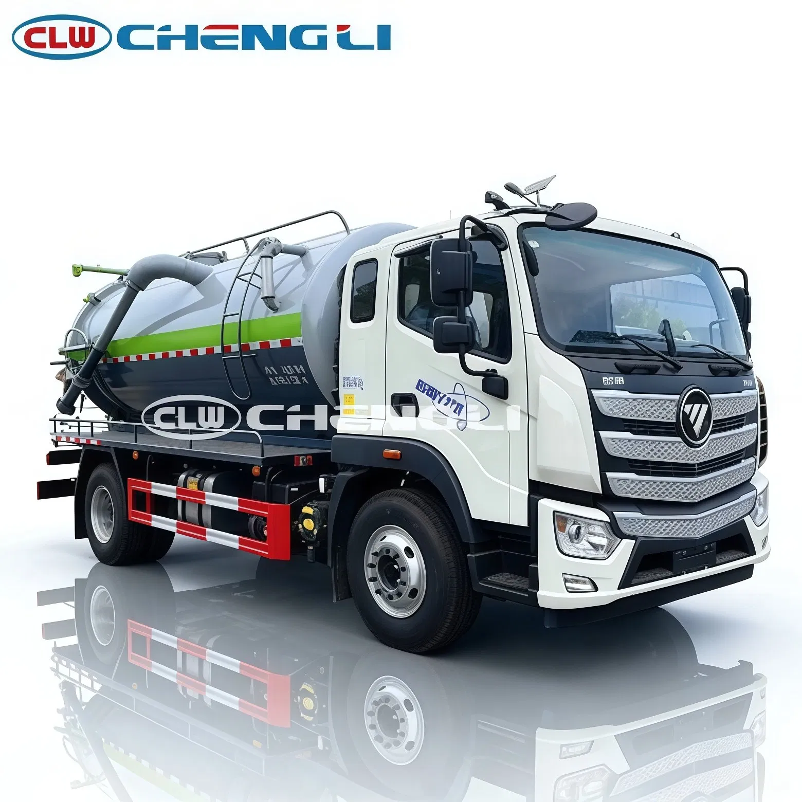 Foton 13,800 Litres 4x2 Vacuum Sewage Suction Truck for Septic and Municipal Cleaning